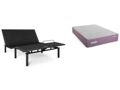 Purple mattress for store adjustable bed