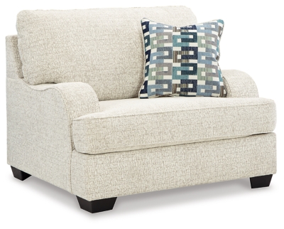 Ashley furniture oversized chair best sale and ottoman