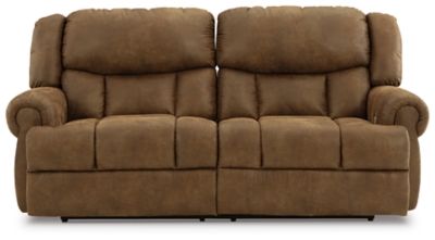 Ashley microfiber reclining sofa hot sale