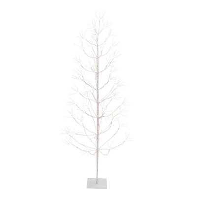 Christmas 72 White LED Lighted Birch Tree