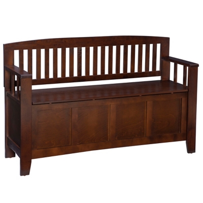 Apruva wood on sale storage bench