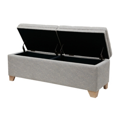 Soft bench deals with storage