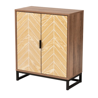 Baxton Studio Josephine 2 Door Storage Cabinet Ashley