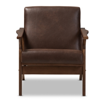 Baxton Studio Venza Lounge Chair Ashley