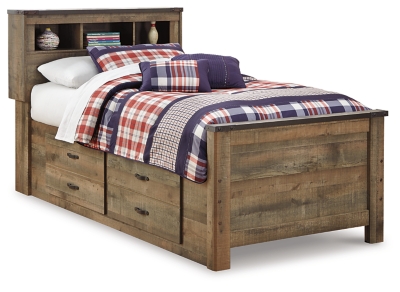 Caitbrook King Storage Bed with 8 Drawers