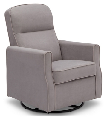 Baby Relax Rylee Tall Wingback Glider Rocker Recliner Chair, Gray Linen,  35.25 x 27.00 x 42.00 - King Soopers