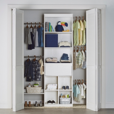 DHP Closet Storage System in White