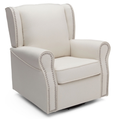 Delta upholstered swivel online glider chair