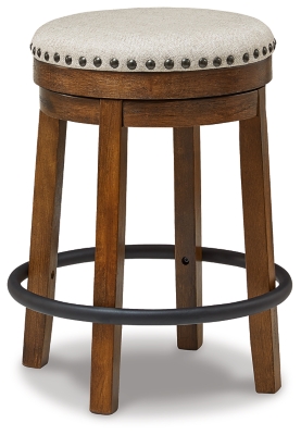 Pinnadel Counter Height Upholstered Bar Stool