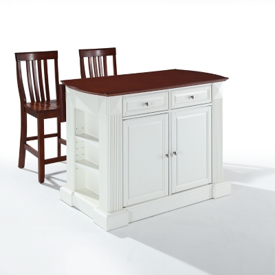 Ashley kitchen island with stools new arrivals