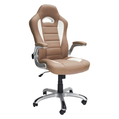 Camel brown deals leather office chair