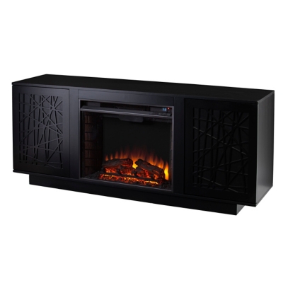 Chanceen tv stand on sale with fireplace