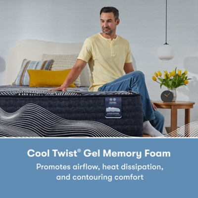 Perfect Sleeper X Aspen Firm Smooth Top 12.5 in. California King Hybrid Mattress, White, large