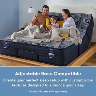 Perfect Sleeper X Aspen Firm Smooth Top 12.5 in. California King Hybrid Mattress, White, large