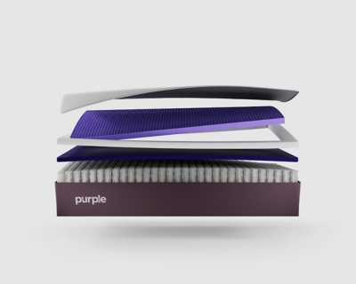 Purple® Restore Soft King Mattress, Purple, large
