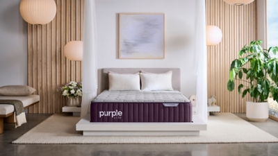 Purple® Rejuvenate King Mattress, Gray/Purple, large