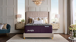 Purple® Rejuvenate Premier Queen Mattress, Charcoal/Purple, large