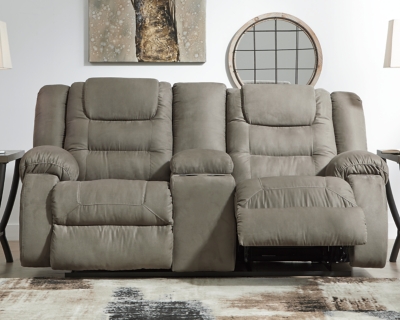 McCade Reclining Loveseat with Console, , large