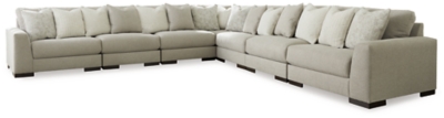 APK-10201-S7 Lyndeboro 7-Piece Modular Sectional, Wicker sku APK-10201-S7