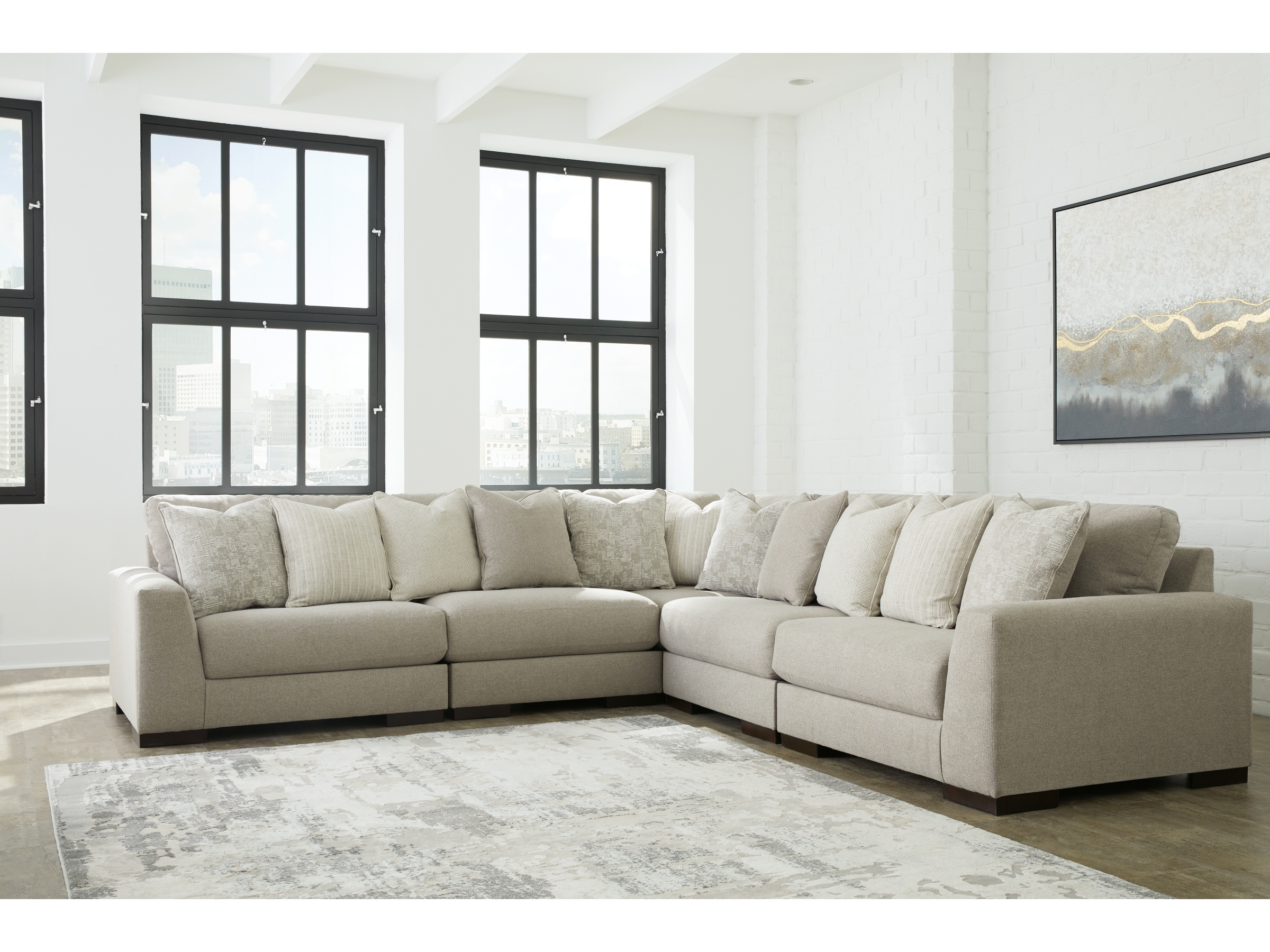 Lyndeboro 5-Piece Modular Sectional | Ashley Furniture