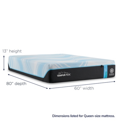 TEMPUR Luxebreeze Medium Hybrid Twin XL Mattress | Ashley