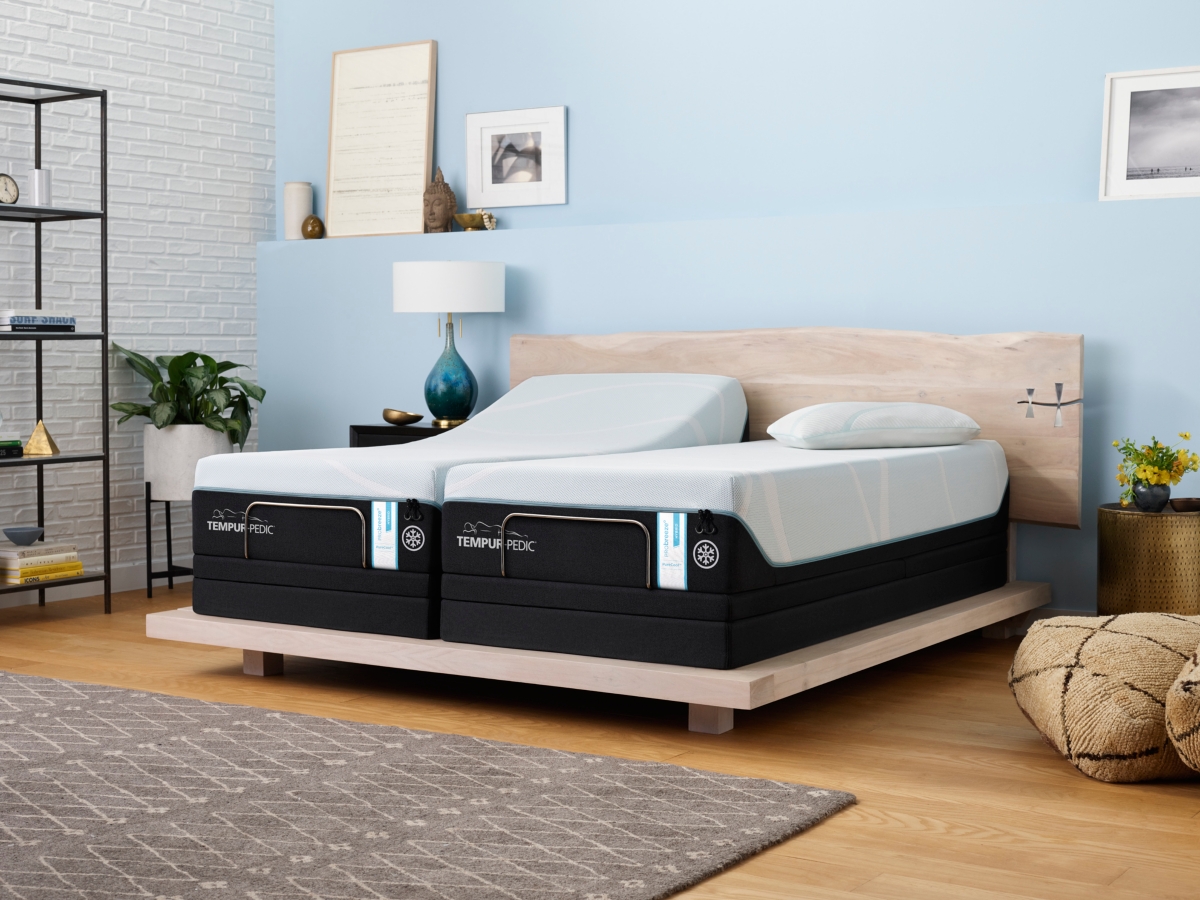 TEMPUR PRObreeze Medium Hybrid Split California King Mattress Ashley