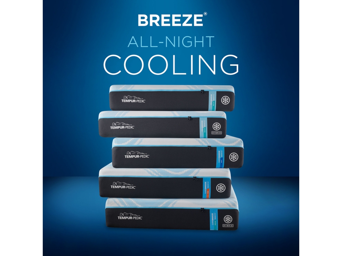 TEMPUR Probreeze Medium Hybrid King Mattress | Ashley