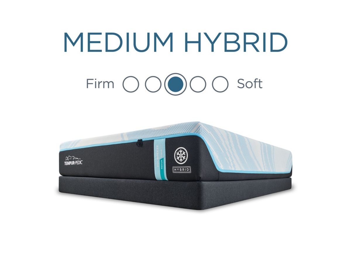 TEMPUR Probreeze Medium Hybrid King Mattress | Ashley