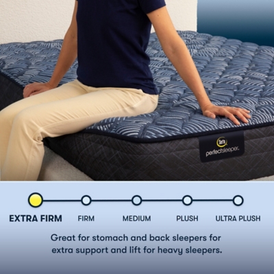 Serta Perfect Sleeper Cobalt Calm Extra Firm 12" Full Mattress, Dark Blue, large