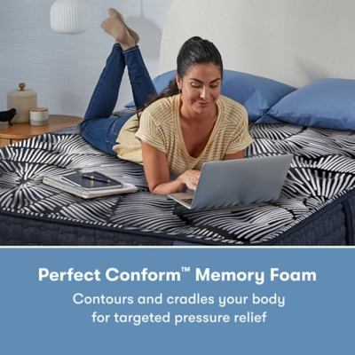 Perfect Sleeper X Lexton Medium Pillow Top 14.25 in. California King Hybrid Mattress, White, large