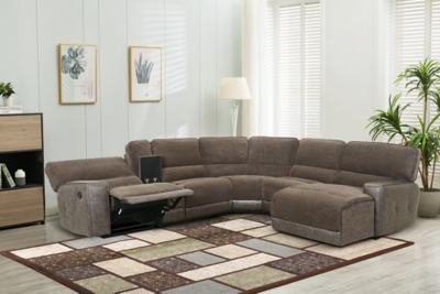 Dunbarton 6-Piece Reclining Sectional