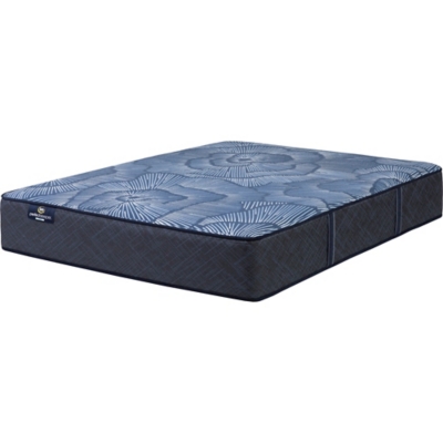 Serta Perfect Sleeper Endearing Nights 14" Hybrid Plush Full Mattress, Dark Blue, grid