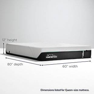 The technology that started it all, redesigned for today. The TEMPUR-ProAdapt™ hybrid mattress sports superior cool-to-touch comfort, two layers of premium TEMPUR® technology and superior spring coils all wor together to continually adapt and conform to your body’s changing needs throughout the night. The support layer relieves pressure and reduces motion. This mattress relaxes you while you sleep, so you’re rejuvenated during the day.Comfort level:  | 12" profile | Cool-to-touch cover: premium knit technology for superior cool-to-touch feel | Comfort layer with extra-soft TEMPUR-ES® material | Support layer with TEMPUR® material delivers advanced adaptability for truly personalized comfort and support | Over 1,000 premium spring coils | Individually adjusting cells sense your unique body shape, temperature and weight to conform more precisely to your body | Antimicrobial treatment helps protect the mattress | 10-year limited warranty, made in the USA | Compatible with TEMPUR adjustable bases | State recycling fee may apply | Foundation/box spring available, sold separately. Note: Purchasing mattress and foundation from two different brands voids warranty | Hypoallergenic: made from materials that don’t trigger allergies