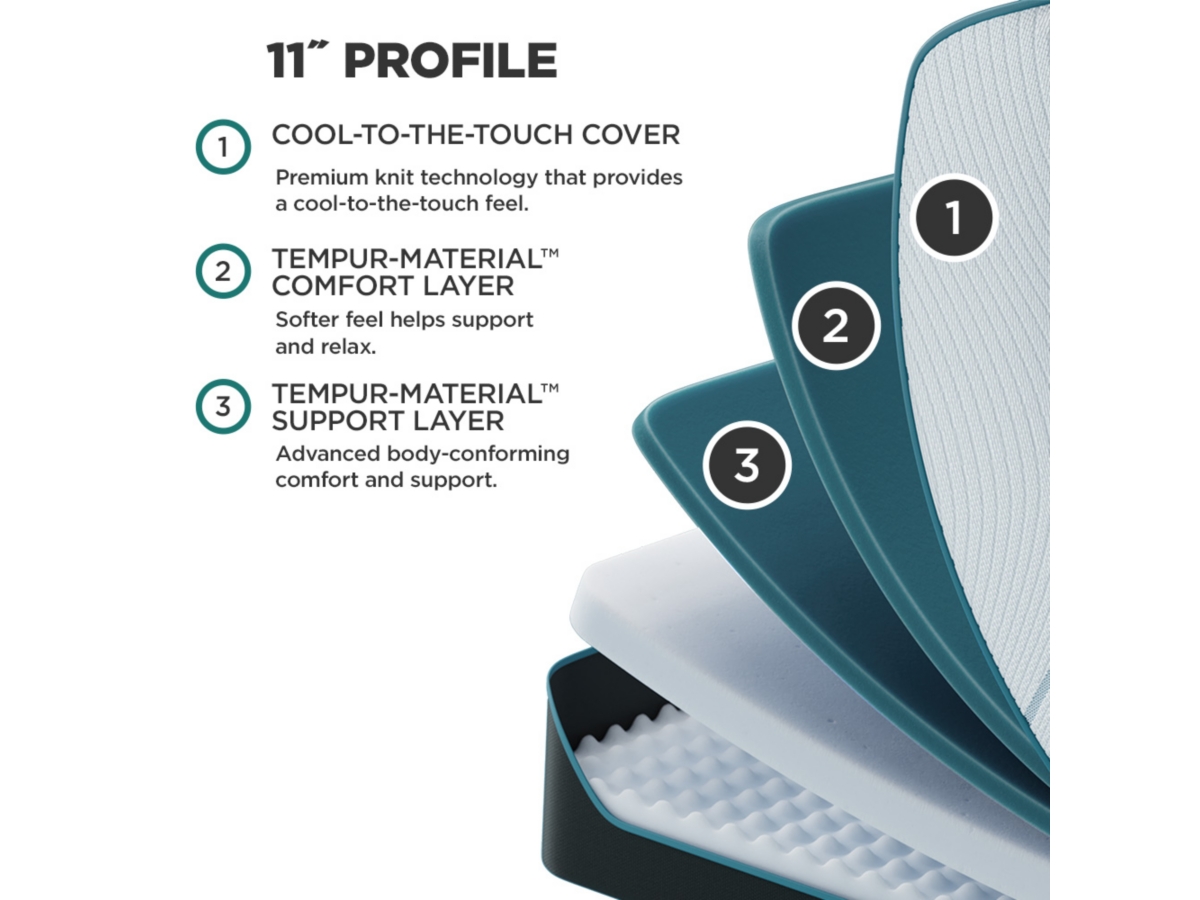 TEMPUR-Adapt® Medium Queen Mattress | Ashley