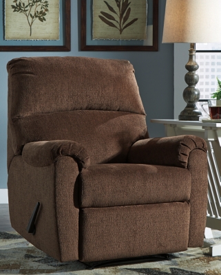 Nerviano Recliner, Chocolate, large