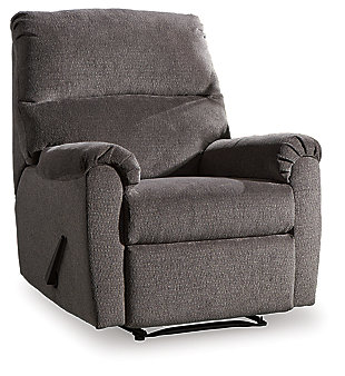 Nerviano Recliner, Gray, large