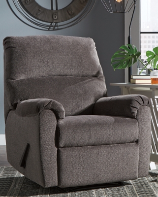 Nerviano Recliner, Gray, large