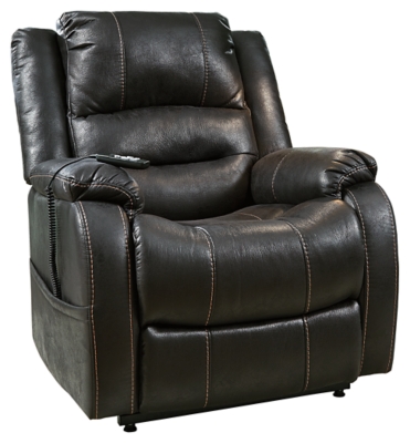 Yandel Power Lift Recliner, Black, large