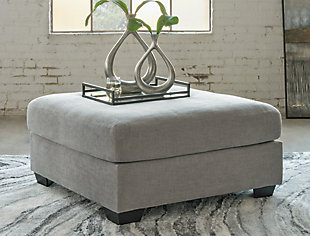 Keener Oversized Accent Ottoman, , rollover