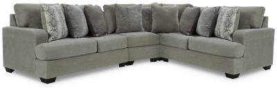 Keener 4-Piece Sectional, Ash