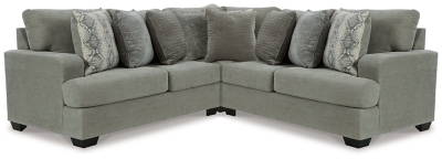 APK-11001-S3 Keener 3-Piece Sectional, Ash sku APK-11001-S3