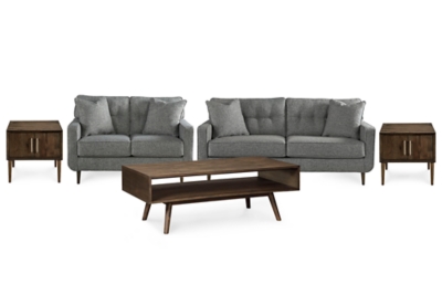 Zardoni Sofa and Loveseat with Coffee Table and 2 End Tables, , large
