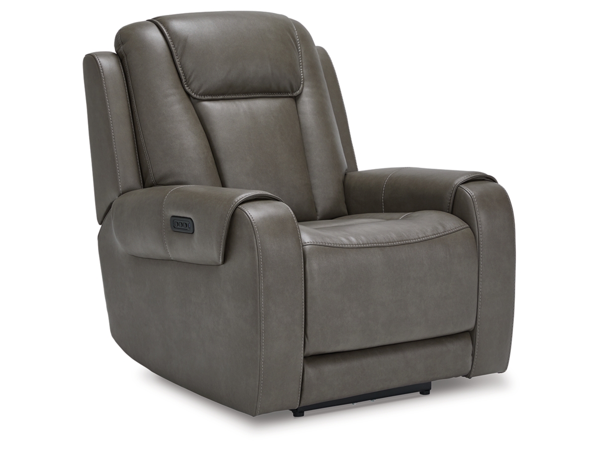 Card Player Dual Power Recliner | Ashley