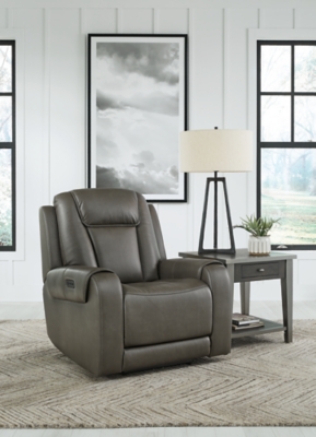 1180813 Card Player Power Recliner, Smoke sku 1180813