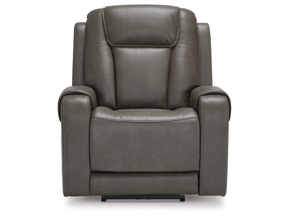 Card Player Dual Power Recliner | Ashley