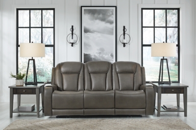 1180815 Card Player Power Reclining Sofa, Smoke sku 1180815