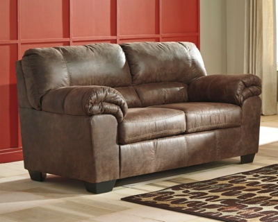 Bladen Loveseat, Coffee, rollover