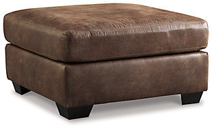 Bladen Oversized Accent Ottoman, Coffee, large