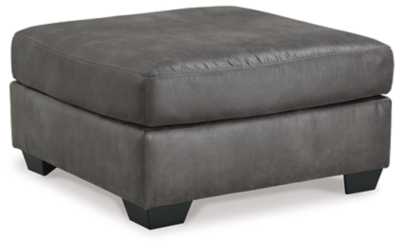 Bladen Oversized Accent Ottoman, Slate, large