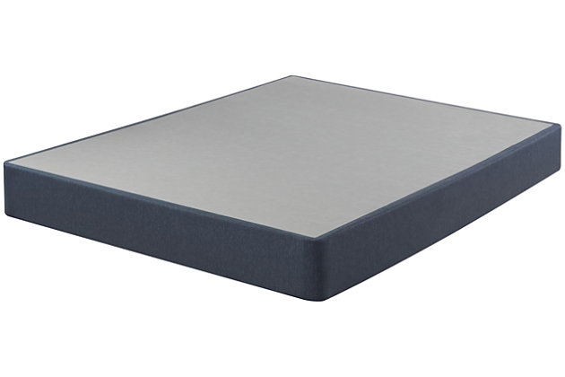 The Serta Perfect Sleeper Foundation provides the perfect support for your mattress and is designed to deliver durability and long-lasting comfort. This foundation gives you long-lasting support for your mattress and helps isolate the effects of your partner’s movement. This Serta Perfect Sleeper Foundation meets or exceeds State and Federal Fire Retardancy Standards when used either by itself or with an approved Serta® mattress.Made of wood and metal with fabric cover | Designed to be supported by platform frames or traditional bases with center support that extends to the floor for or sizes | Meets or exceeds State and Federal Fire Retardancy Standards | Designed and assembled in the USA | No assembly is required; the foundation will arrive in one piece and be ready to use